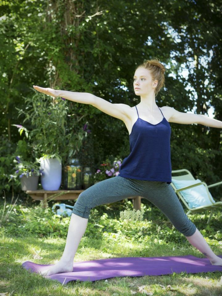 Yoga im Sommergarten - Tollwasblumenmachen.de